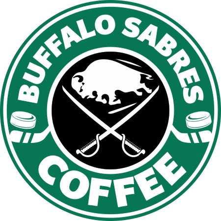 Buffalo Sabres Starbucks Coffee Logo vinyl decal